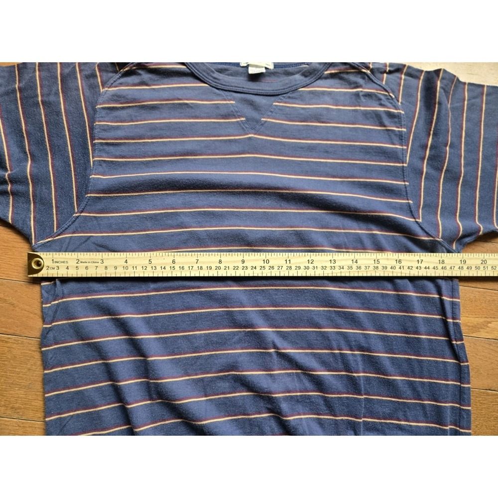 VTG 80s Dior Striped Shirt Large Actifs Long Sleeve Made In Japan Sportswear - Picture 3 of 9